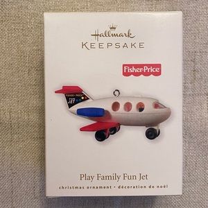 HALLMARK KEEPSAKE ORNAMENT Play Family Fun Jet!